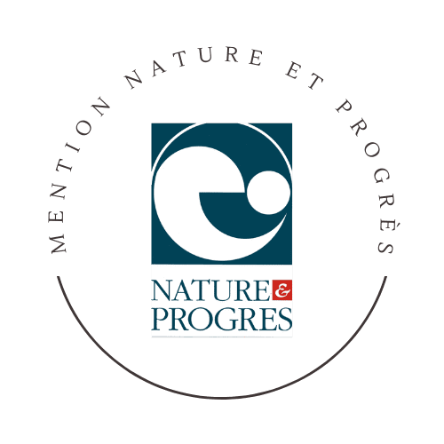 Produits certifiés Nature et Progrès - Image illustrant des produits de beauté et de soins certifiés conformes aux normes strictes de Nature et Progrès.